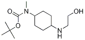 (1R,4R)- [4-(2-Hydroxy-ethylaMino)-cyclohexyl]-Methyl-carbaMic acid tert-butyl ester Struktur