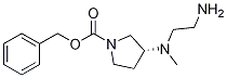 (R)-3-[(2-AMino-ethyl)-Methyl-aMino]-pyrrolidine-1-carboxylic acid benzyl ester Struktur