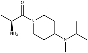 (S)-2-AMino-1-[4-(isopropyl-Methyl-aMino)-piperidin-1-yl]-propan-1-one Structure