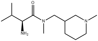 (S)-2-AMino-3,N-diMethyl-N-(1-Methyl-piperidin-3-ylMethyl)-butyraMide Struktur
