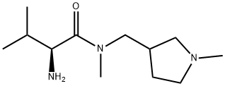 (S)-2-AMino-3,N-diMethyl-N-(1-Methyl-pyrrolidin-3-ylMethyl)-butyraMide Structure