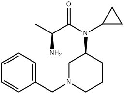 (S)-2-AMino-N-((S)-1-benzyl-piperidin-3-yl)-N-cyclopropyl-propionaMide Structure