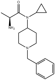 (S)-2-AMino-N-(1-benzyl-piperidin-4-yl)-N-cyclopropyl-propionaMide Structure