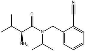 (S)-2-AMino-N-(2-cyano-benzyl)-N-isopropyl-3-Methyl-butyraMide Struktur