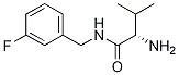 (S)-2-AMino-N-(3-fluoro-benzyl)-3-Methyl-butyraMide Structure