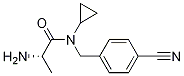 (S)-2-AMino-N-(4-cyano-benzyl)-N-cyclopropyl-propionaMide Struktur