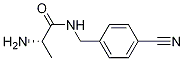 (S)-2-AMino-N-(4-cyano-benzyl)-propionaMide Structure