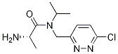 (S)-2-AMino-N-(6-chloro-pyridazin-3-ylMethyl)-N-isopropyl-propionaMide 结构式