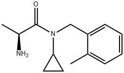 (S)-2-AMino-N-cyclopropyl-N-(2-Methyl-benzyl)-propionaMide Struktur