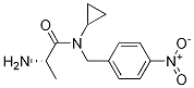 (S)-2-AMino-N-cyclopropyl-N-(4-nitro-benzyl)-propionaMide Struktur