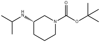 (S)-3-IsopropylaMino-piperidine-1-carboxylic acid tert-butyl ester Struktur