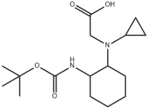 [(2-tert-ButoxycarbonylaMino-cyclohexyl)-cyclopropyl-aMino]-acetic acid|