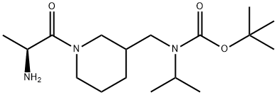 [1-((S)-2-AMino-propionyl)-piperidin-3-ylMethyl]-isopropyl-carbaMic acid tert-butyl ester Structure