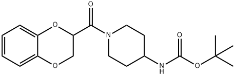 1280871-11-5 [1-(2,3-二氢-苯并[1,4]二氧杂环己-2-羰基)-哌啶-4-基]-氨基甲酸叔丁基酯