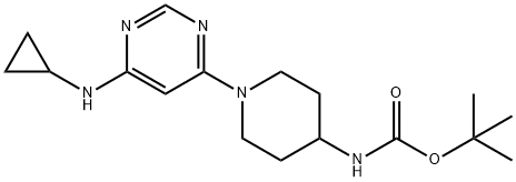 1353944-62-3 [1-(6-环丙基氨基-嘧啶-4-基)-哌啶-4-基]-氨基甲酸叔丁基酯