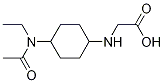[4-(Acetyl-ethyl-aMino)-cyclohexylaMino]-acetic acid Structure