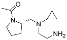 1-((S)-2-{[(2-AMino-ethyl)-cyclopropyl-aMino]-Methyl}-pyrrolidin-1-yl)-ethanone Struktur