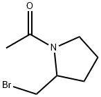 1-(2-BroMoMethyl-pyrrolidin-1-yl)-ethanone Structure