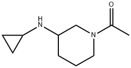 1-(3-CyclopropylaMino-piperidin-1-yl)-ethanone Struktur