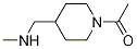 1-(4-MethylaMinoMethyl-piperidin-1-yl)-ethanone Struktur
