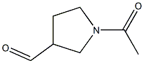 1-Acetyl-pyrrolidine-3-carbaldehyde Struktur