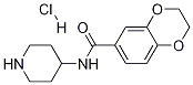 2,3-二氢-苯并[1,4]二氧杂环己烯-6-羧酸哌啶-4-基酰胺盐酸盐, 1353958-48-1, 结构式