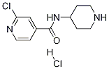 2-Chloro-N-piperidin-4-yl-isonicotinaMide hydrochloride Struktur