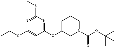 1353977-75-9 3-(6-乙氧基-2-甲硫基嘧啶-4-基氧基)哌啶-1-羧酸叔丁基酯