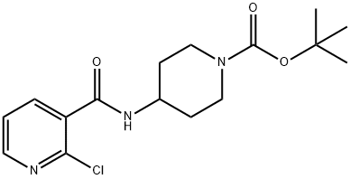 4-[(2-클로로-피리딘-3-카르보닐)-아미노]-피페리딘-1-카르복실산tert-부틸에스테르
