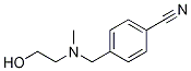 4-{[(2-Hydroxy-ethyl)-Methyl-aMino]-Methyl}-benzonitrile Structure