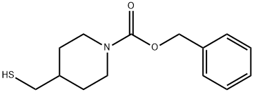 4-MercaptoMethyl-piperidine-1-carboxylic acid benzyl ester Structure