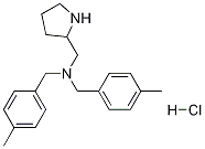Bis-(4-Methyl-benzyl)-pyrrolidin-2-ylMethyl-aMine hydrochloride|双-(4-甲基-苄基)-吡咯烷-2-基甲基-胺盐酸盐