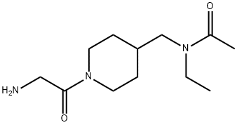 N-[1-(2-AMino-acetyl)-piperidin-4-ylMethyl]-N-ethyl-acetaMide|