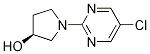 (S)-1-(5-Chloro-pyrimidin-2-yl)-pyrrolidin-3-ol Struktur
