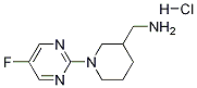 [1-(5-Fluoro-pyrimidin-2-yl)-piperidin-3-yl]-methyl-amine hydrochloride Structure