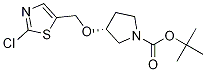 (R)-3-(2-Chloro-thiazol-5-ylmethoxy)-pyrrolidine-1-carboxylic acid tert-butyl ester Structure