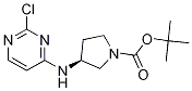 (S)-3-(2-Chloro-pyrimidin-4-ylamino)-pyrrolidine-1-carboxylic acid tert-butyl ester Struktur
