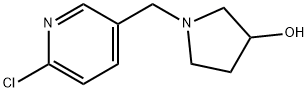 1-(6-氯-吡啶-3-基甲基)-吡咯烷-3-醇, 1343606-51-8, 结构式