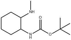(2-MethylaMino-cyclohexyl)-carbaMic acid tert-butyl ester 化学構造式