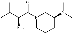 (S)-2-AMino-1-((S)-3-diMethylaMino-piperidin-1-yl)-3-Methyl-butan-1-one Struktur
