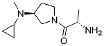 (S)-2-AMino-1-[(S)-3-(cyclopropyl-Methyl-aMino)-pyrrolidin-1-yl]-propan-1-one Structure