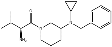 (S)-2-AMino-1-[3-(benzyl-cyclopropyl-aMino)-piperidin-1-yl]-3-Methyl-butan-1-one Struktur