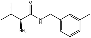 (S)-2-AMino-3-Methyl-N-(3-Methyl-benzyl)-butyraMide Struktur