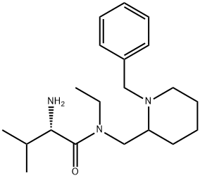 (S)-2-AMino-N-(1-benzyl-piperidin-2-ylMethyl)-N-ethyl-3-Methyl-butyraMide Struktur