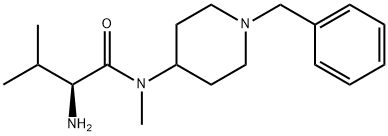 (S)-2-AMino-N-(1-benzyl-piperidin-4-yl)-3,N-diMethyl-butyraMide Structure