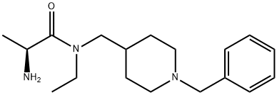 (S)-2-AMino-N-(1-benzyl-piperidin-4-ylMethyl)-N-ethyl-propionaMide Struktur