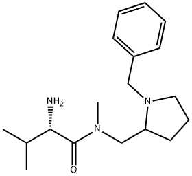 (S)-2-AMino-N-(1-benzyl-pyrrolidin-2-ylMethyl)-3,N-diMethyl-butyraMide Struktur