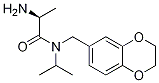 (S)-2-AMino-N-(2,3-dihydro-benzo[1,4]dioxin-6-ylMethyl)-N-isopropyl-propionaMide Struktur