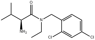 (S)-2-AMino-N-(2,4-dichloro-benzyl)-N-ethyl-3-Methyl-butyraMide Struktur