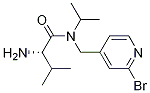 (S)-2-AMino-N-(2-broMo-pyridin-4-ylMethyl)-N-isopropyl-3-Methyl-butyraMide Structure